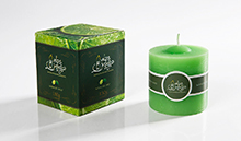 Caixa Embalagem Vela Aromática Mousse de Limão Linha Clean